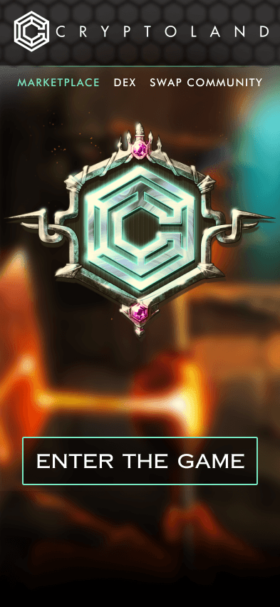 CryptoLand Mobile - Home Screen